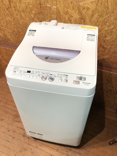 【管理KRS192】SHARP 2014年 ES-TG55L 5.5kg 洗濯乾燥機