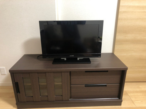 【お引取り限定】SONY 液晶テレビ 26型 HDD内蔵　テレビボード付