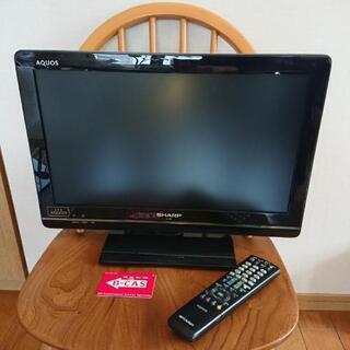 シャープ アクオス 2012年製 LC-19K7 B-CASカード付 シャープ アクオス 2012年製 LC-19K7 B-CASカード付