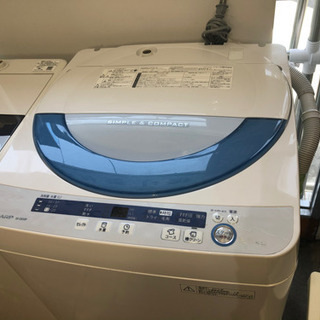 SHARP 5.5K 洗濯機 es-ge55p 2015年製