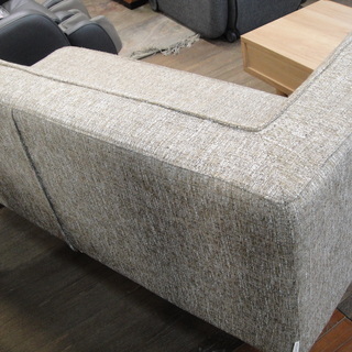 ワンアーム2人掛けソファ 布カバーリングタイプ 片袖ソファ ベンチソファ