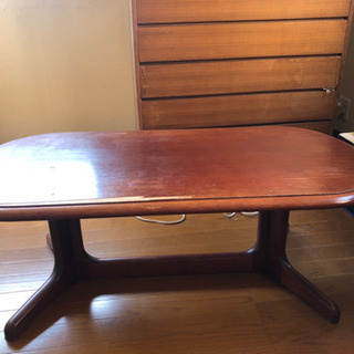 中古　テーブル(茶色）【訳あり家具】