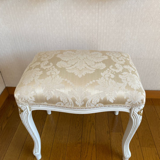 美品】猫足 スツール ［ホワイト］ | faculdadeuninorte.com.br