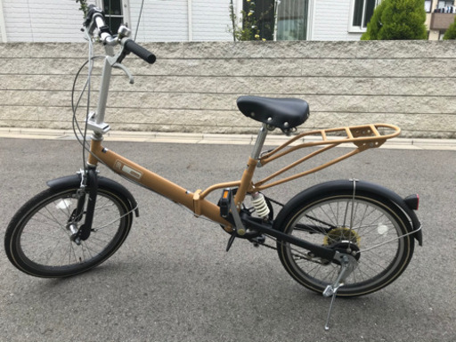 クッション　切り替え6段階付き　折り畳み自転車