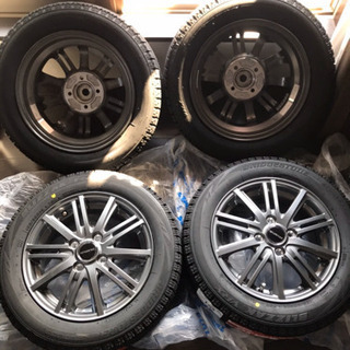 新品未使用 日本製 ブリザック VRX 155/65R14 スタッドレスタイヤホイール