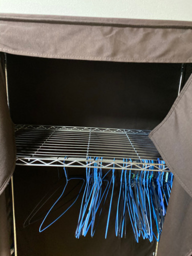 ニトリハンガーラックカバー付き 96nz 参宮橋の収納家具 スチールラック の中古あげます 譲ります ジモティーで不用品の処分