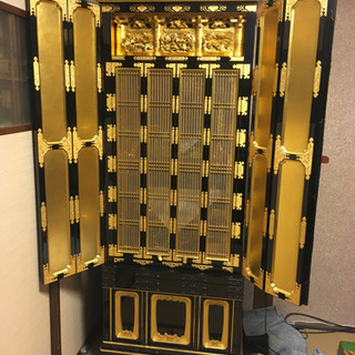 140万本格高級純金仏壇 三割欄間  浄土真宗 金箔