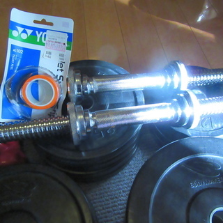 ダンベル50kgセット、IVANKOスーパーグリッパー、他多数。