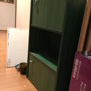 緑のカラーボックス