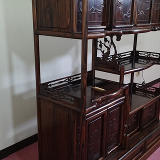 長野市三輪/善光寺下駅　５５万円？　茶箪笥　木製家具・木彫り・彫刻　茶室・和室　飾り棚・タンス・たんす・キャビネット・収納・和風　引き取り限定 長野市三輪/善光寺下駅 55万円？ 茶箪笥 木製家具・木彫り・彫刻