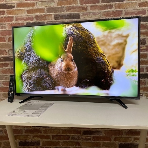 即日受渡❣️去年購入ハイセンス4K43型テレビ