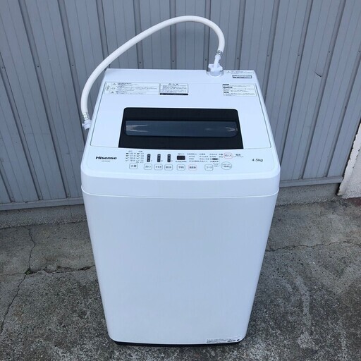 【Hisense】 ハイセンス 4.5Kg 全自動洗濯機 HW-E4502 2018年製