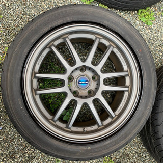 レイズ RAYS グラムライツ gram LIGHTS 57アルティメイト 57Ultimate 17インチ アルミホイール 8J +33 PCD114.3 タイヤ付き 225/50 235/50