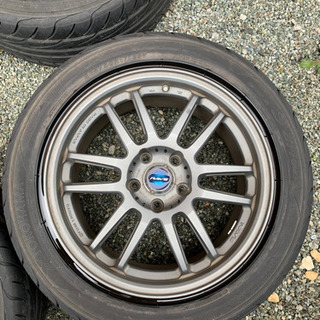 レイズ RAYS グラムライツ gram LIGHTS 57アルティメイト 57Ultimate 17インチ アルミホイール 8J +33 PCD114.3 タイヤ付き 225/50 235/50