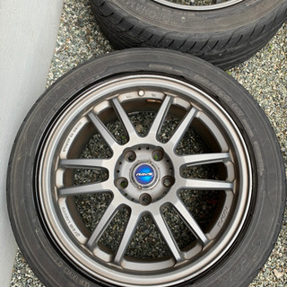 レイズ RAYS グラムライツ gram LIGHTS 57アルティメイト 57Ultimate 17インチ アルミホイール 8J +33 PCD114.3 タイヤ付き 225/50 235/50