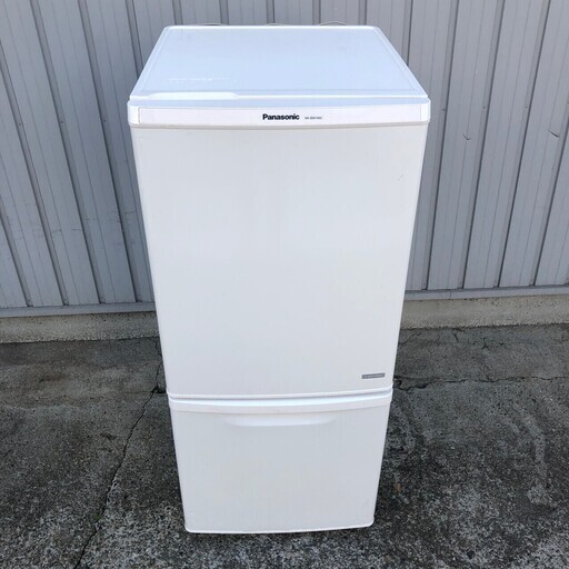 【Panasonic】 パナソニック 2ドア ノンフロン冷凍冷蔵庫 138L NR-BW146C-W 2014年製