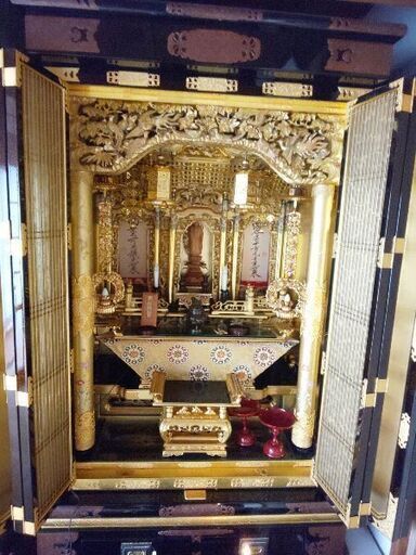大型 立派な金仏壇✨本体（定価約400万）Ｈ182、Ｗ95『浄土真宗　西本願寺派』大幅値下げ⤵️