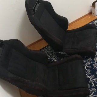 レースシート バケットシート ほぼ新品 二つ」