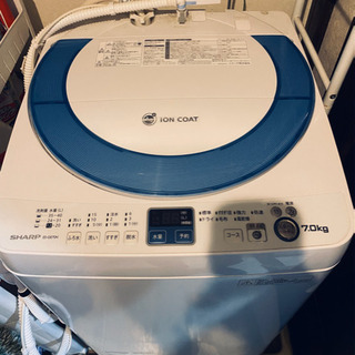 SHARP ES-GE70N-A  シャープ　洗濯機　7kg