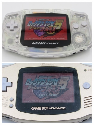GBA ゲームボーイアドバンス 本体 IPS V2 バックライト 液晶 搭載 クリアホワイト GBA ゲームボーイアドバンス 本体 IPS V2 バックライト 液晶 搭載