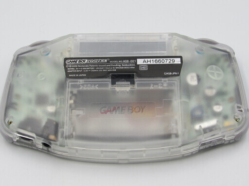 GBA ゲームボーイアドバンス 本体 IPS V2 バックライト 液晶 搭載 クリアホワイト