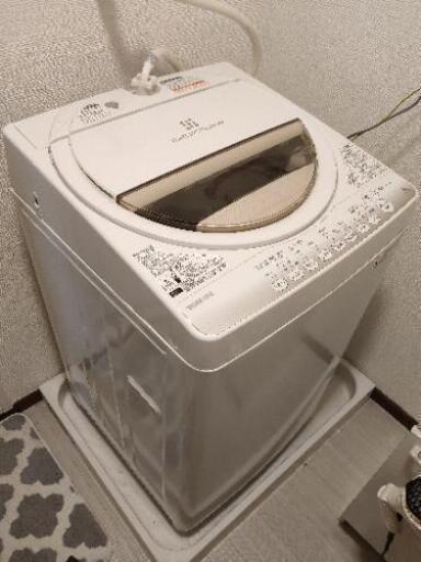 東芝 洗濯機 6kg 2015年製 1~2人暮らしに最適