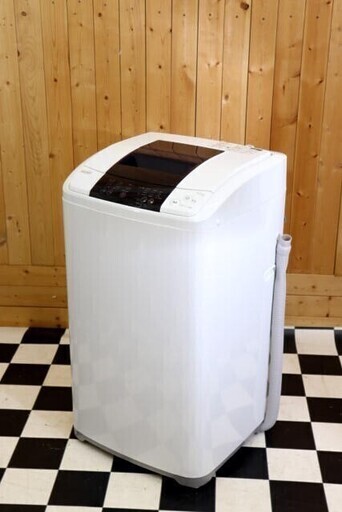 配達込み　全自動洗濯機　Haier　JW-K50H　2015年製　5.0kg　単身　ブラック　ステンレス槽　住まい　生活