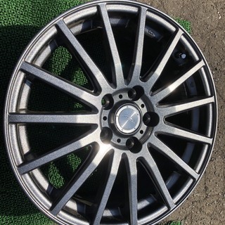 【倉庫整理！値下げします】綺麗なアルミホイル４本セット　17インチ　７Ｊ　114.3　インセット　53　SEIN RACING ザインレーシング　2015年モデル　ペイ支払い出来ます！