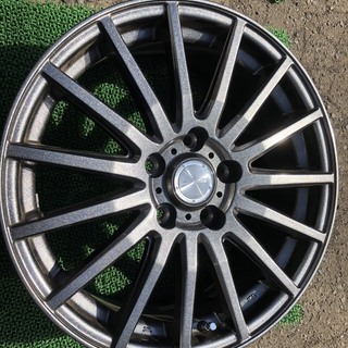 【倉庫整理！値下げします】綺麗なアルミホイル４本セット　17インチ　７Ｊ　114.3　インセット　53　SEIN RACING ザインレーシング　2015年モデル　ペイ支払い出来ます！