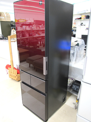 SHARP/シャープ 両開き 冷凍冷蔵庫 415L SJ-GT42E-R 2018年 SHARP/シャープ 両開き 冷凍冷蔵庫 415L SJ-GT42E-R 2018年