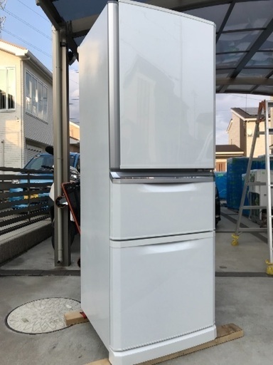 取引中2015年製三菱冷凍冷蔵庫ホワイト3ドア美品。千葉県内配送無料 