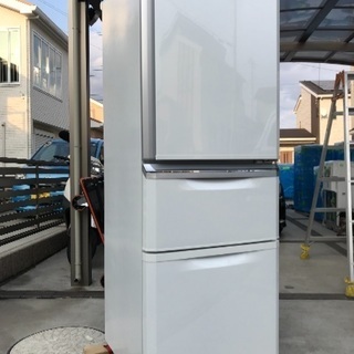 取引中2015年製三菱冷凍冷蔵庫ホワイト3ドア美品。千葉県内配送...