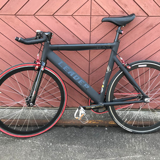 LEADER 735 ピストバイク ブラックSサイズ