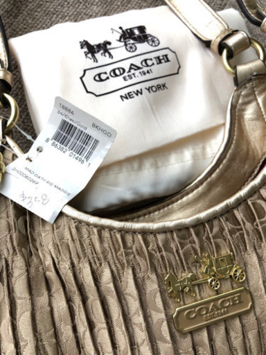 コーチ 【値下げしました】COACH ショルダーバッグ マディソンギャザードシグネチャーマギー 新品未使用