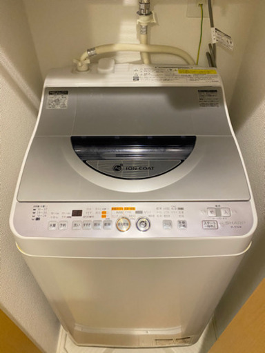 お値下げ⭐︎SHARP（シャープ）ES-TG55K 5.5kg⭐︎乾燥機能付き洗濯機(イオンコート付)