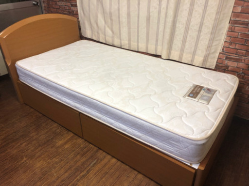 【送料無料】シーリー シングルサイズ ベッド マットレスセット