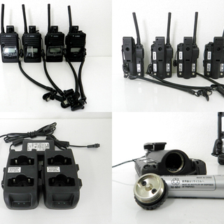 DJ-P22 トランシーバー 4台セット アルインコ 47ch 中継対応 ハンディ