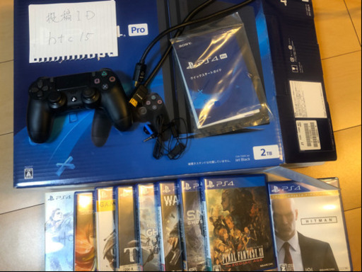 美品】 PlayStation4 Pro ＋周辺機器＋ゲームソフト9本 - 家庭用ゲーム ...