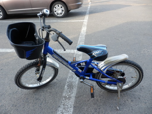 自転車 16インチ 子供用 アメリカンイーグル 青 キッズ ペイペイ対応 札幌市西区西野 モノハウス西野店 発寒南のその他の中古あげます 譲ります ジモティーで不用品の処分