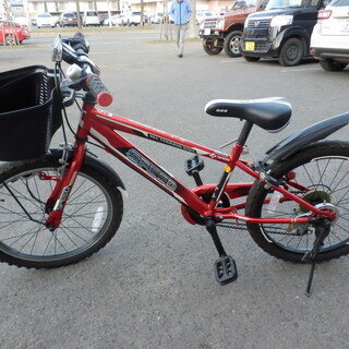 自転車 20インチ 子供用 赤 変速6段 スピードメーター キッズ ペイペイ 
