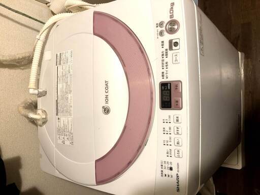 【4/26まで】シャープ6kg洗濯機　ES-GE60N-P　2014年製