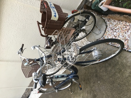 SANYO（現Panasonic）eneloop bikeリチウムイオン6Ah 26インチ同色2台