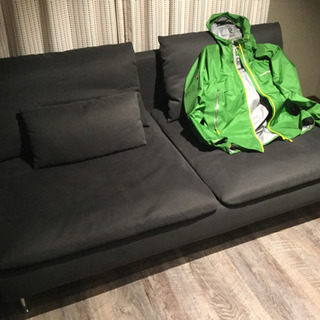 IKEA SÖDERHAMN ソーデルハムン 3人掛けソファ 黒
