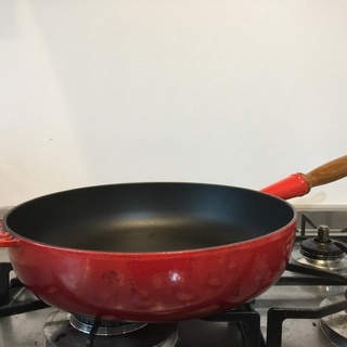 Le Creuset ル.クルーゼ鋳鉄フライパンクールタッチ木製...