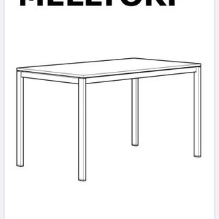 IKEA メルトルプ テーブル ホワイト