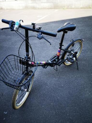 （美品）折りたたみ自転車