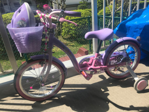 ディズニー 小さなプリンセス ソフィア 16型 幼児用自転車 （パープル