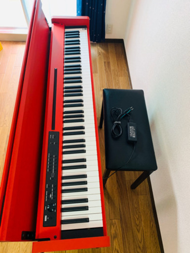値下げした❗️】KORG 電子ピアノ LP-380-RD 88鍵 レッド ご自宅練習