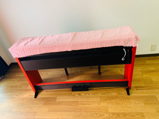 値下げした❗️】KORG 電子ピアノ LP-380-RD 88鍵 レッド ご自宅練習セット