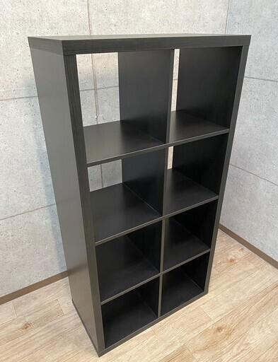 ｋ4 4 本棚 収納棚 棚 シェルフ 背板なし 黒 リビング収納 Kmf 尼崎の収納家具 本棚 の中古あげます 譲ります ジモティーで不用品の処分